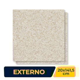 Porcelanato Externo 71,6x71,6cm Caixa 2,56m² Villagres Acapulco Bege Light Retificado - 710088