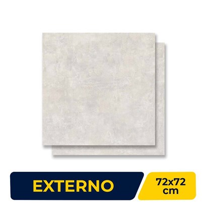 Porcelanato Externo 72x72cm Caixa 1,55m² Viarosa Metropole Cement Out Retificado - AR72040