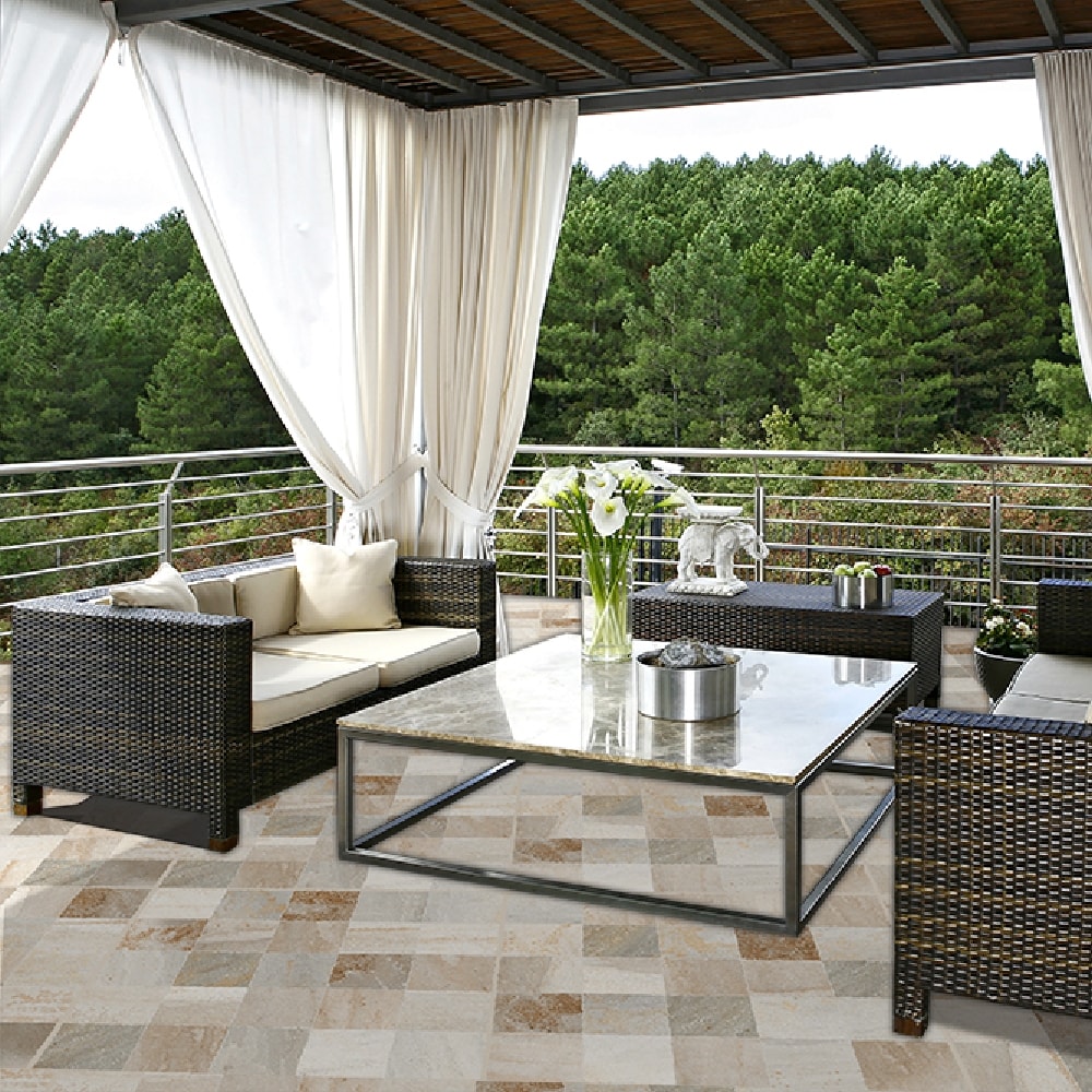 Porcelanato Externo 72x72cm Caixa 2,59m² Savane Cairo Retificado