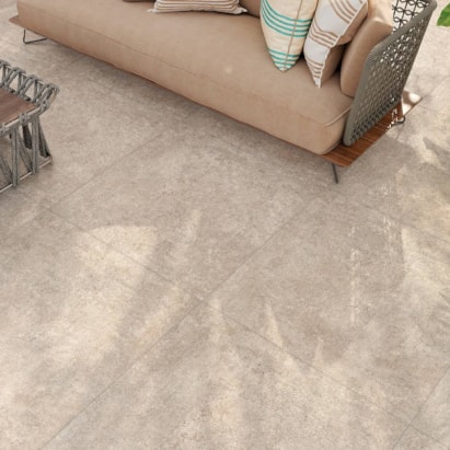 Porcelanato Externo 72x72cm Caixa 2,59m² ViaRosa Arena Retificado -  AR72114