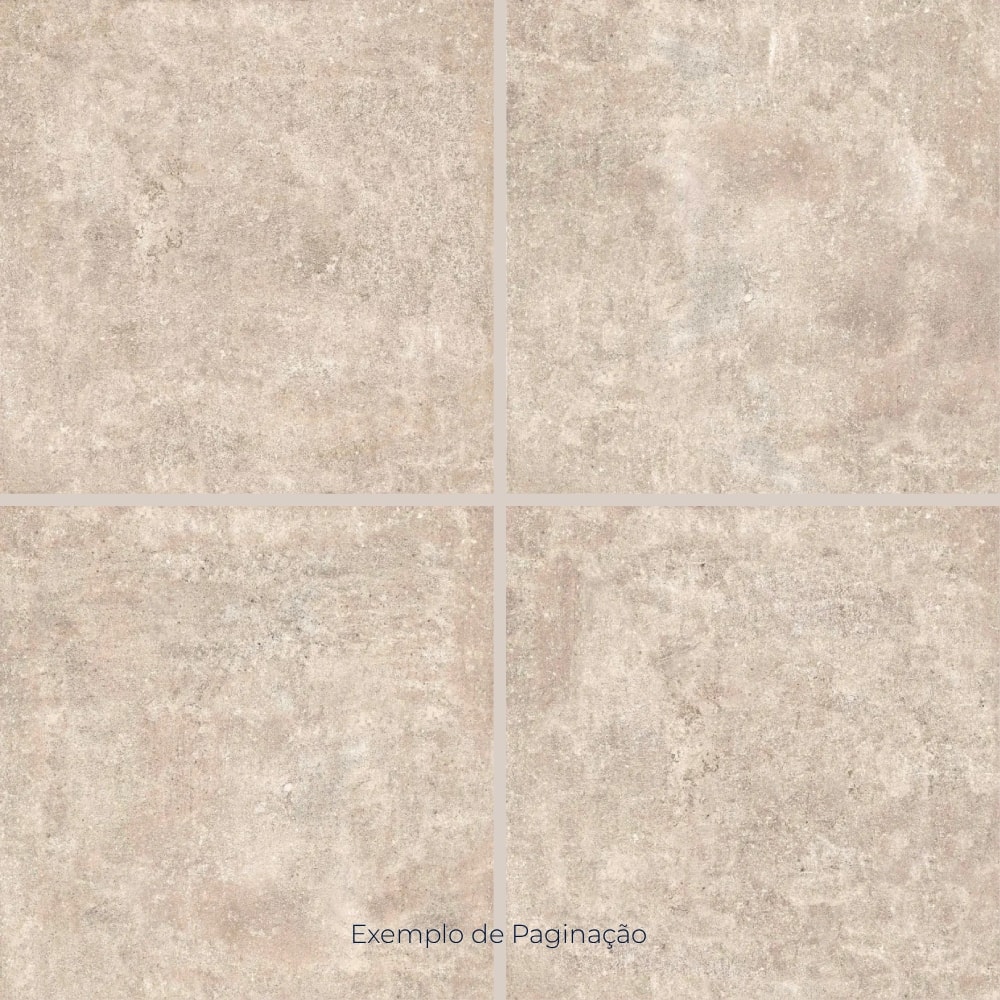 Porcelanato Externo 72x72cm Caixa 2,59m² ViaRosa Arena Retificado -  AR72114