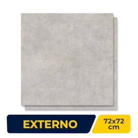 Porcelanato Externo 72x72cm Caixa 2,59m² ViaRosa Metropole Cemet Out Retificado - AR72085