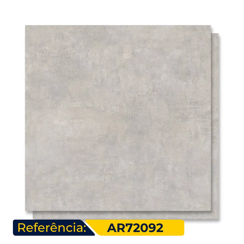 Porcelanato Externo 72x72cm Caixa 2,59m² ViaRosa Metropole Grafite Retificado - AR72092