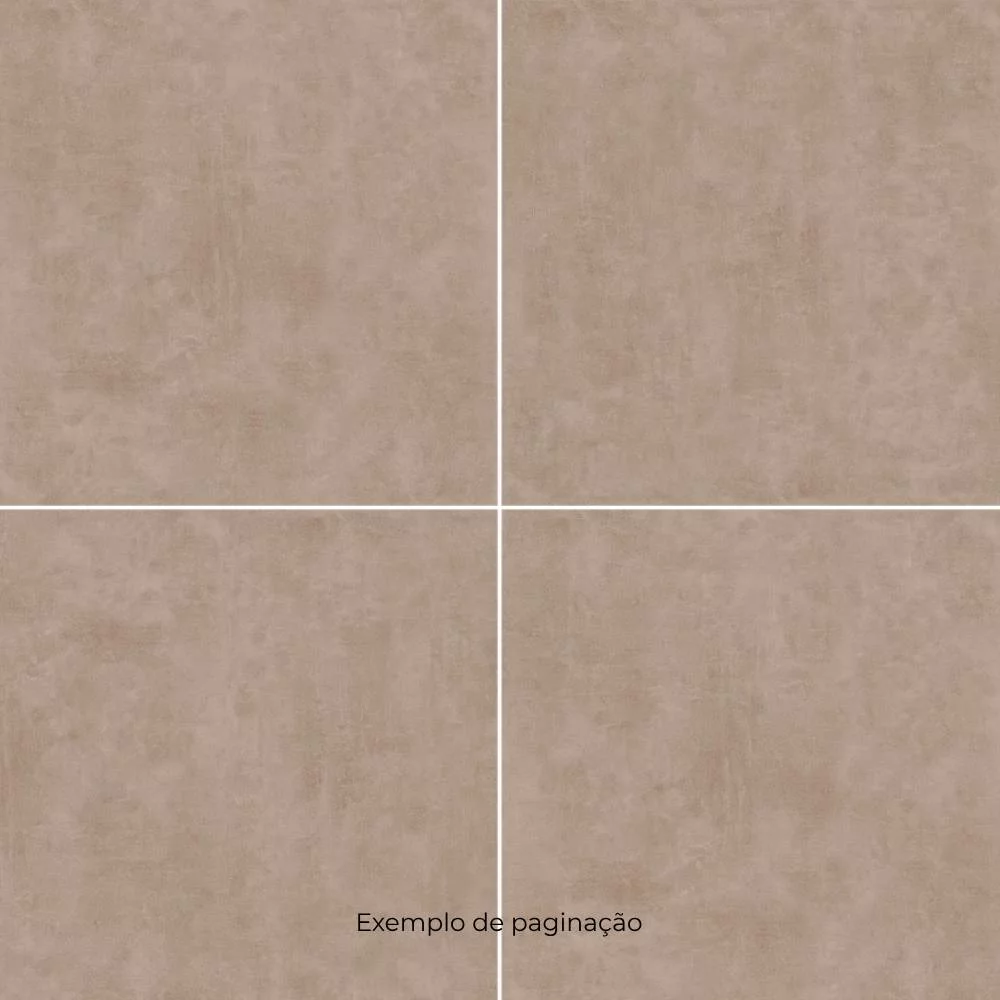 Porcelanato Externo 72x72cm Caixa 2,59m² ViaRosa Metropole Mocca Out Retificado - AR72081