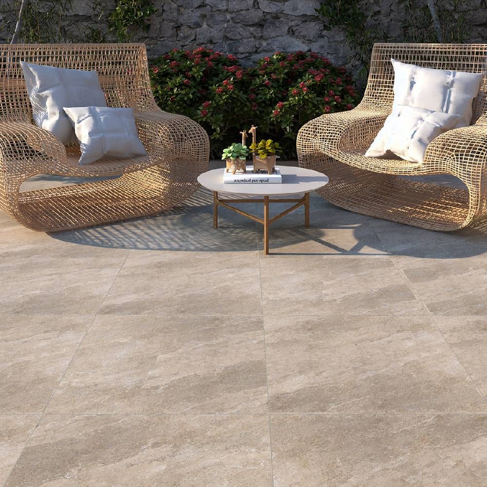 Porcelanato Externo 72x72cm Caixa 2,59m² ViaRosa Texas Retificado - AR72088