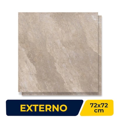 Porcelanato Externo 72x72cm Caixa 2,59m² ViaRosa Texas Retificado - AR72088