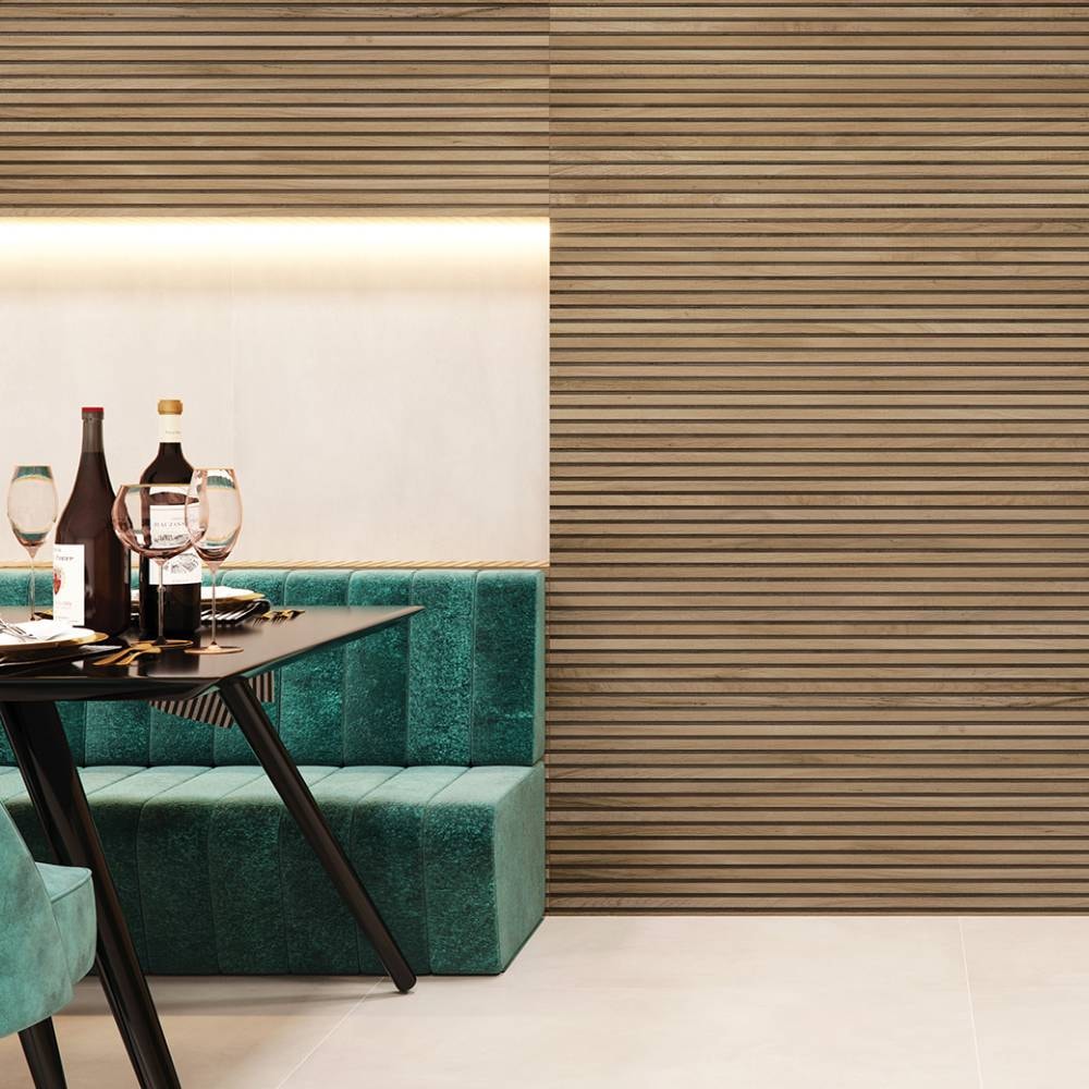 Porcelanato Externo 80,5x140cm Caixa 2,25m² Villagres Taiko Carvalho Retificado - 800039