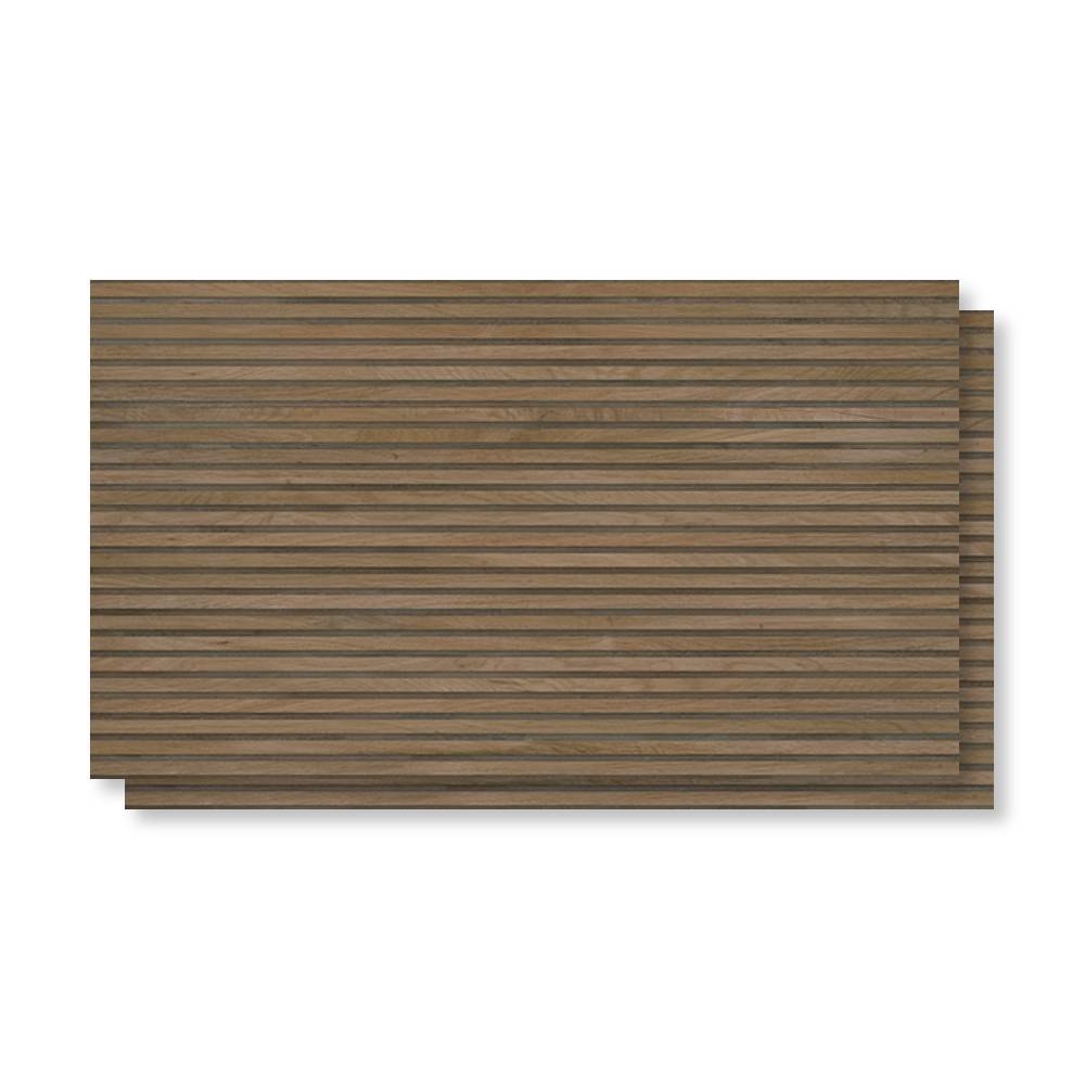 Porcelanato Externo 80,5x140cm Caixa 2,25m² Villagres Taiko Carvalho Retificado - 800039