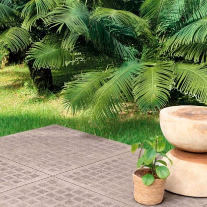 Porcelanato Externo 80x80cm Caixa 1,91m² Free Dom Ash Track Retificado - 204006E