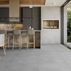 Porcelanato Externo 81x81cm Caixa 2,64m² Gaudi Broadway Dark Grey - 84401