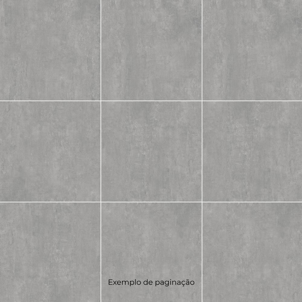 Porcelanato Externo 83x83cm Caixa 2,07m² Damme Soho Grigio Retificado- RUR83053