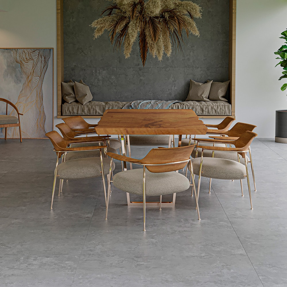 Porcelanato Externo 83x83cm Caixa 2,73² Embramaco District Gray Out Plus Retificado - 83044