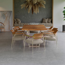 Porcelanato Externo 83x83cm Caixa 2,73m² Embramaco District Gray Out Plus Retificado - 83044