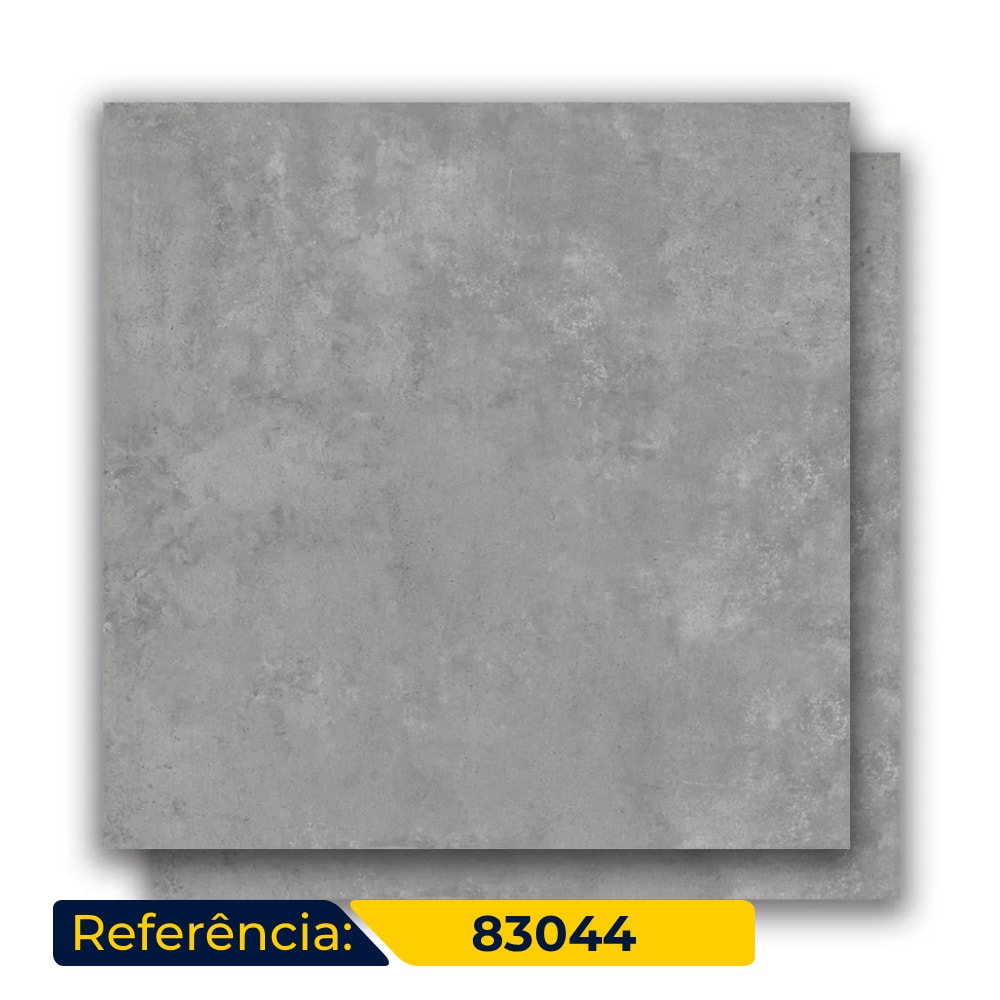 Porcelanato Externo 83x83cm Caixa 2,73m² Embramaco District Gray Out Plus Retificado - 83044