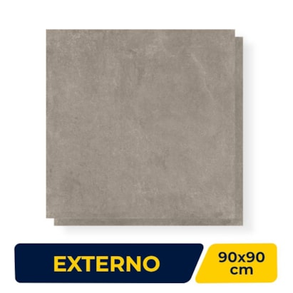 Porcelanato Externo 90x90cm Caixa 1,61m² Portobello Fuso Etna Retificado - 202774E