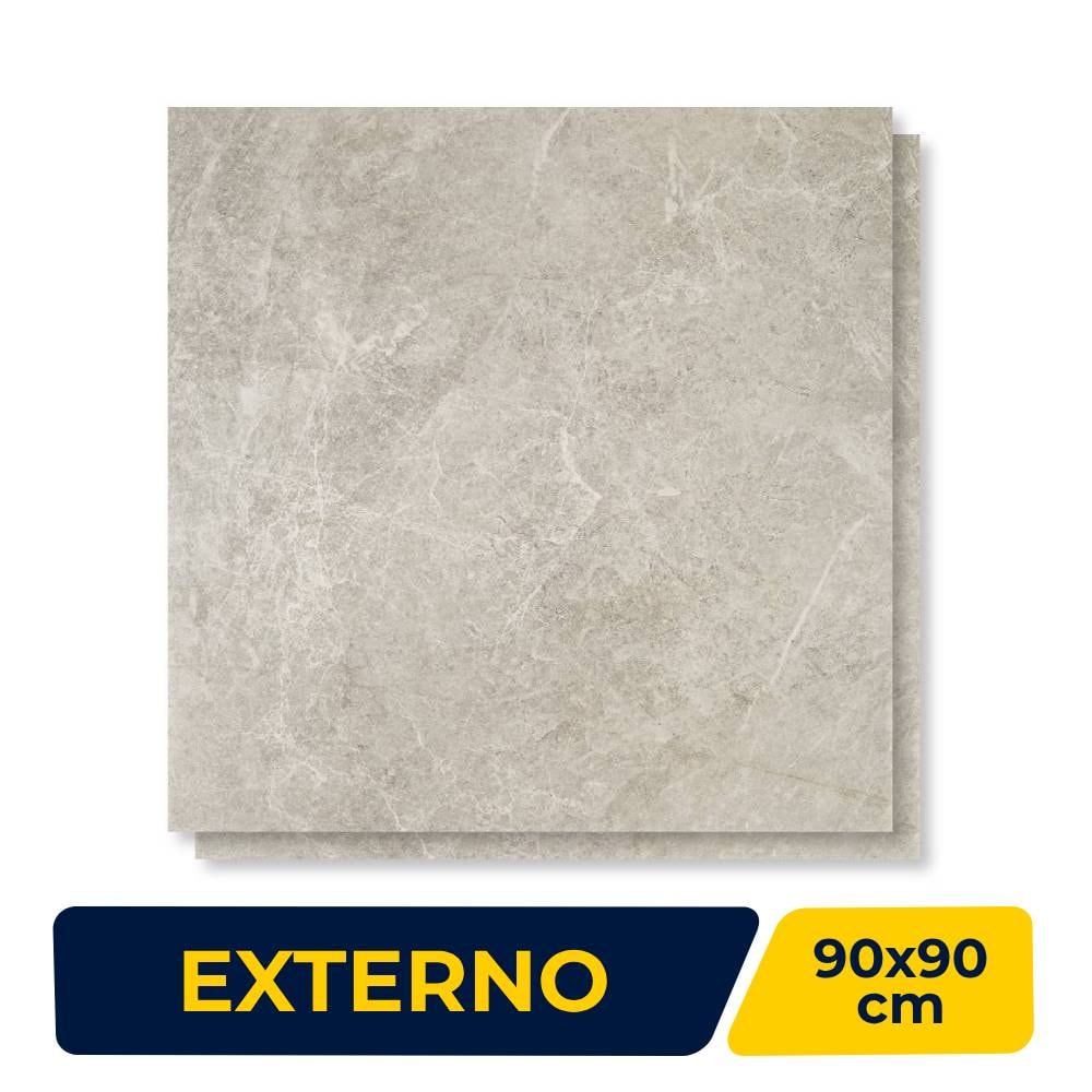 Porcelanato Externo 90x90cm Caixa 1,61m² Portobello Moss Greige Retificado - 29579E