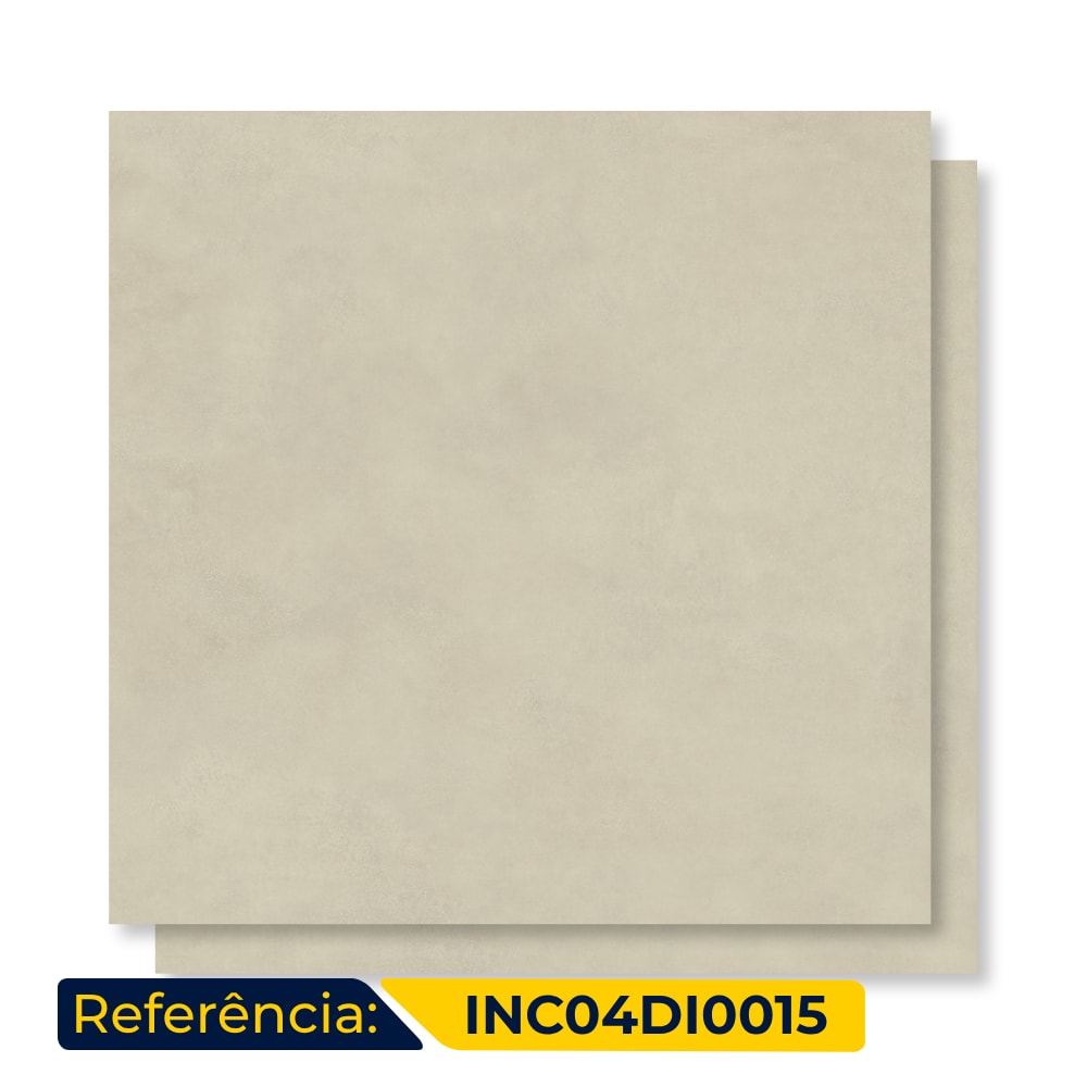 Porcelanato Externo 90x90cm Caixa 2,40m² Polis Cinza ABS Retificado - INC04DI0015