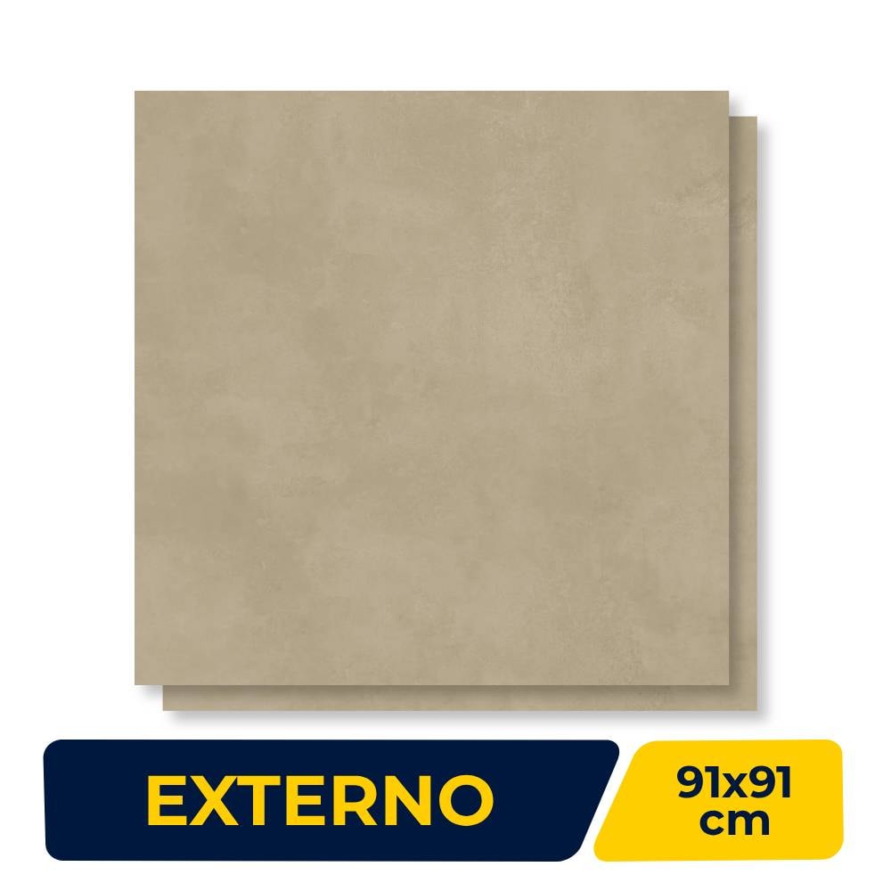 Porcelanato Externo 91x91cm Caixa 2,48m² Savane Urban Capuccino Retificado