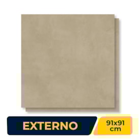 Porcelanato Externo 91x91cm Caixa 2,48m² Savane Urban Capuccino Retificado