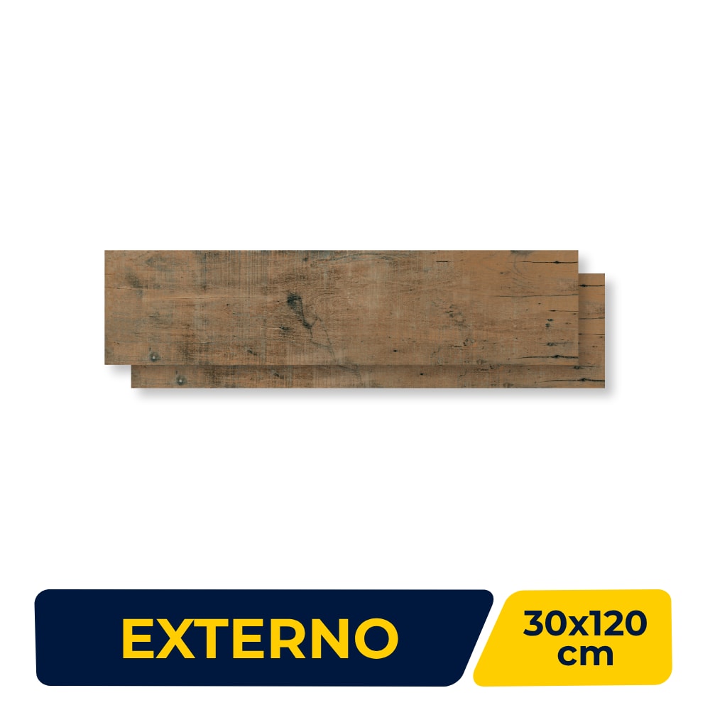 Porcelanato Externo Ceusa 30x120cm Demolição Retificado - 5062797