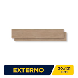 Porcelanato Externo Damme 20x121cm Bosco Bétula Retificado - RUR20322