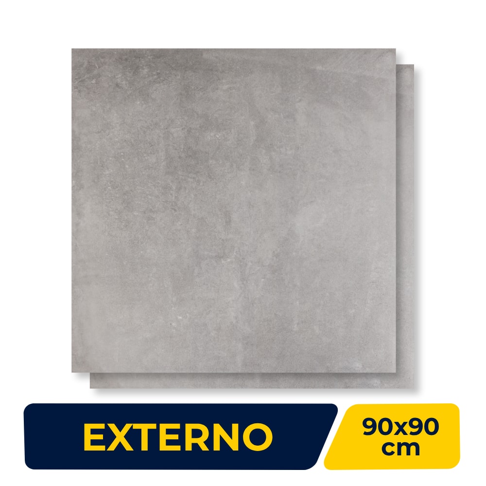 Porcelanato Externo Portobello 90x90cm Nord Cement Retificado - 209535E