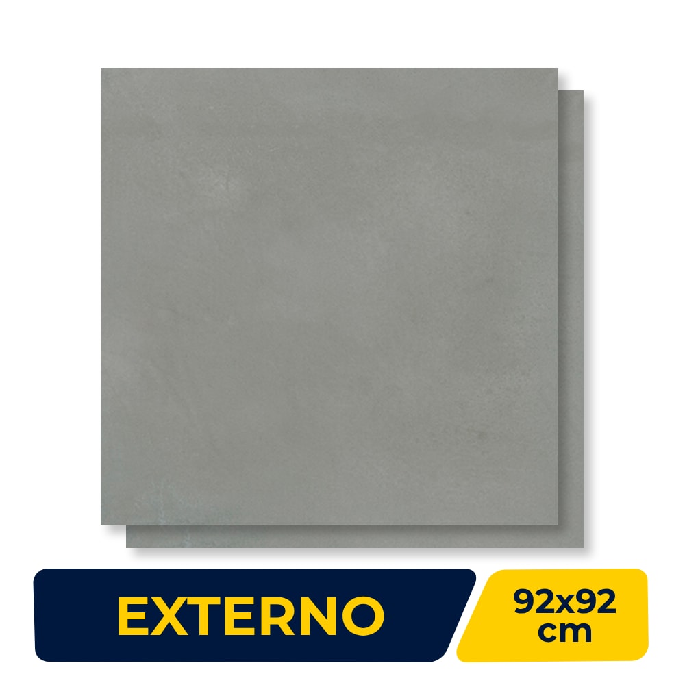 Porcelanato Externo Villagres 92x92cm Copan Cement Retificado - 920014