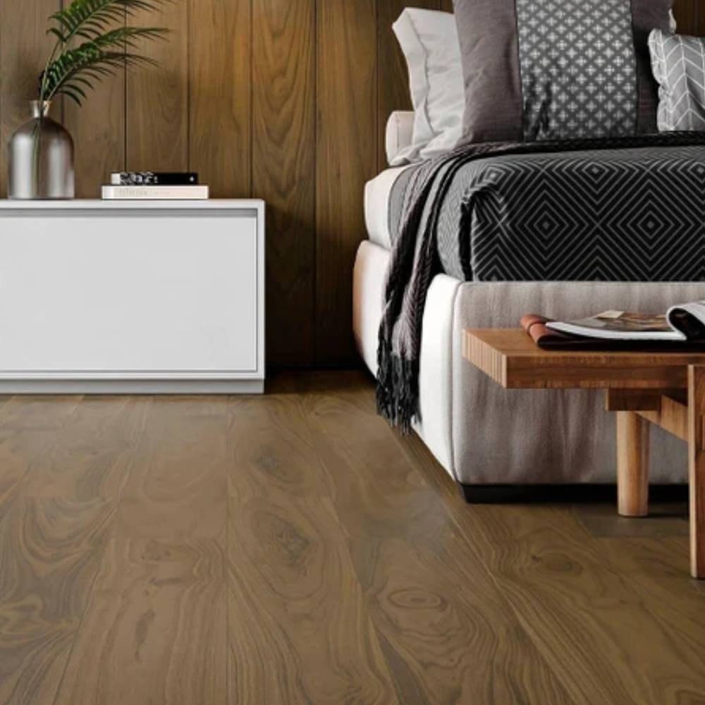 Porcelanato Madeira Acetinado 20x141,5cm Caixa 1,42m² Villagres Home Walnut Retificado - 200023