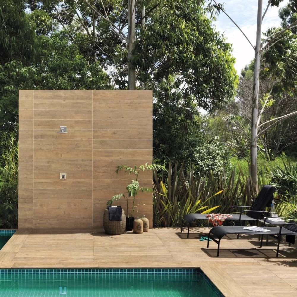 Porcelanato Madeira Externo 20x120cm Caixa 1,19m² Portobello Parquet D' Olivier Retificado - 24419E