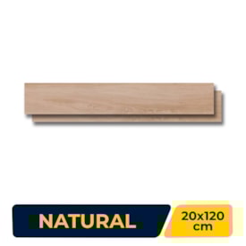 Porcelanato Madeira Natural 20x120cm Caixa 1,19m² Portobello Betula Retificado - 27062E