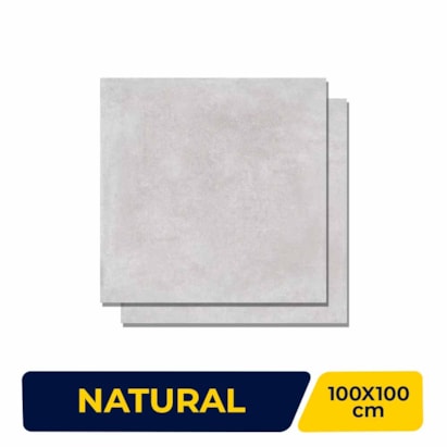 Porcelanato Natural 100x100cm Caixa 2,00m² Portinari Munich SGR Retificado - 60955