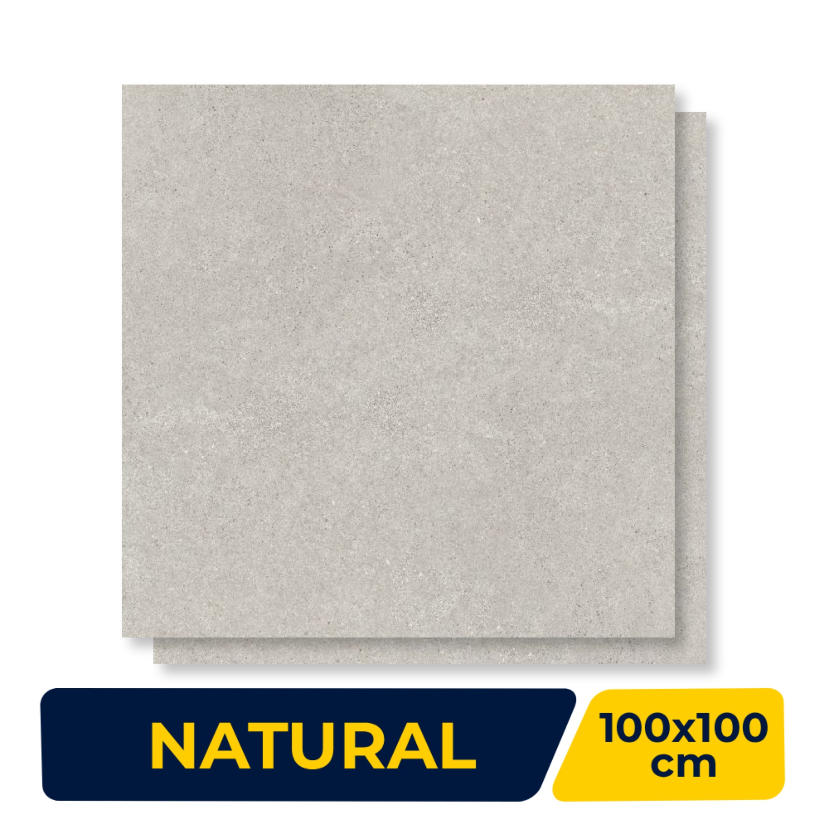 Porcelanato Natural 100x100cm Caixa 2,00m² Portinari Veneto SGR Retificado - 6060951