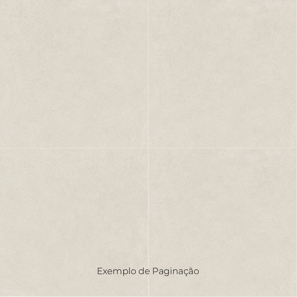 Porcelanato Natural 108x108cm Caixa 2,33m² Villagres Living Off White Retificado - 108078