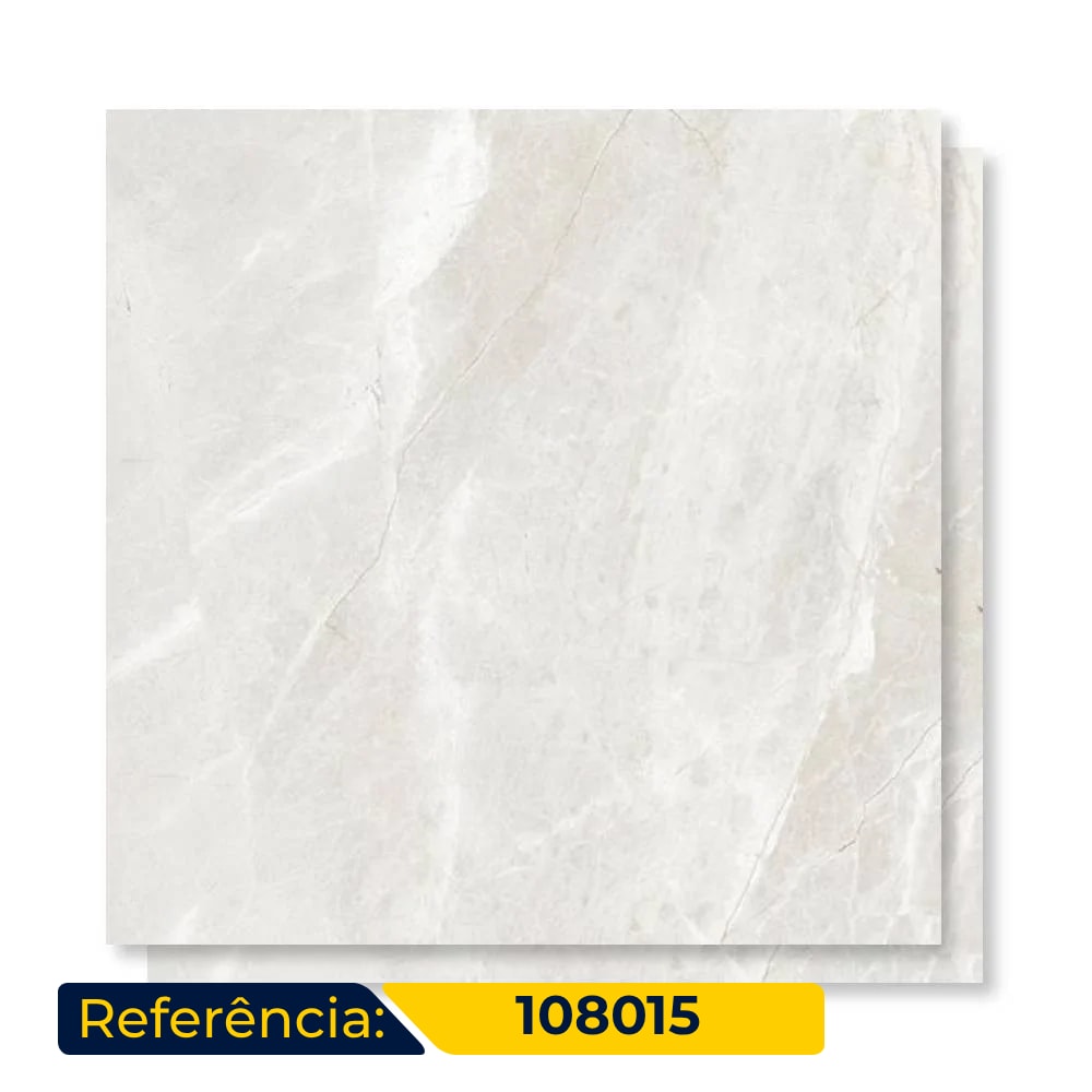 Porcelanato Natural 108x108cm Caixa 2,33m² Villagres Monte Bianco Retificado - 108015