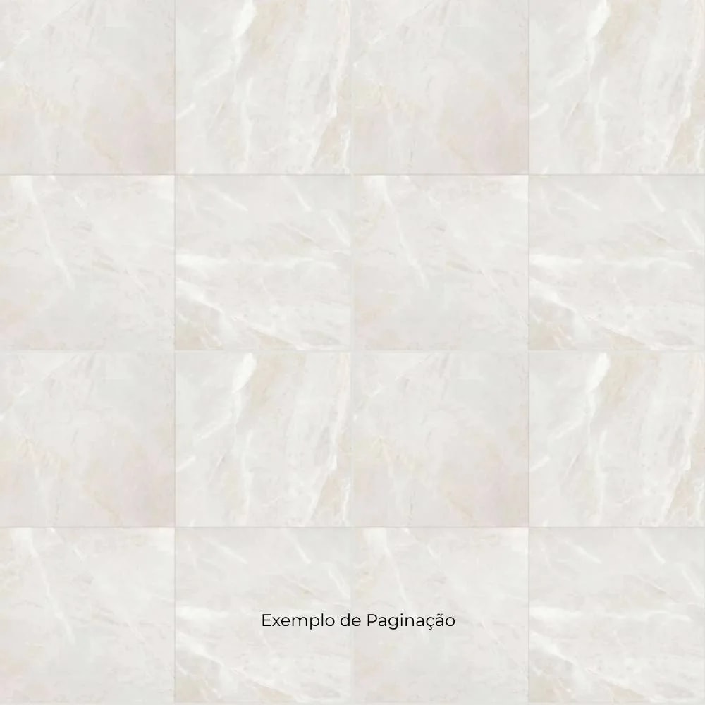 Porcelanato Natural 108x108cm Caixa 2,33m² Villagres Monte Bianco Retificado - 108015