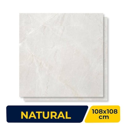 Porcelanato Natural 108x108cm Caixa 2,33m² Villagres Monte Bianco Retificado - 108015
