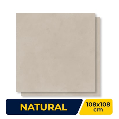 Porcelanato Natural 108x108cm Caixa 2,33m² Villagres Monterrey Beige Retificado - 108010