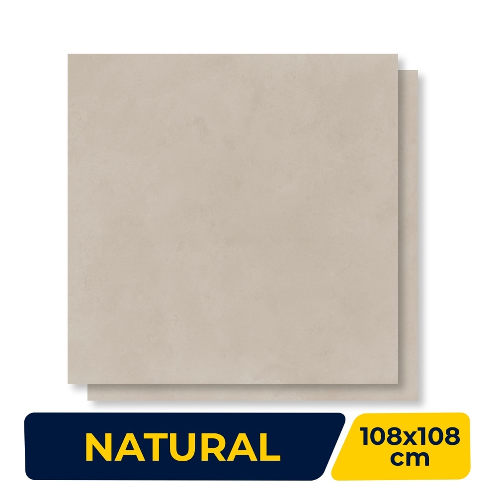 Porcelanato Natural 108x108cm Caixa 2,33m² Villagres Monterrey Beige Retificado - 108010
