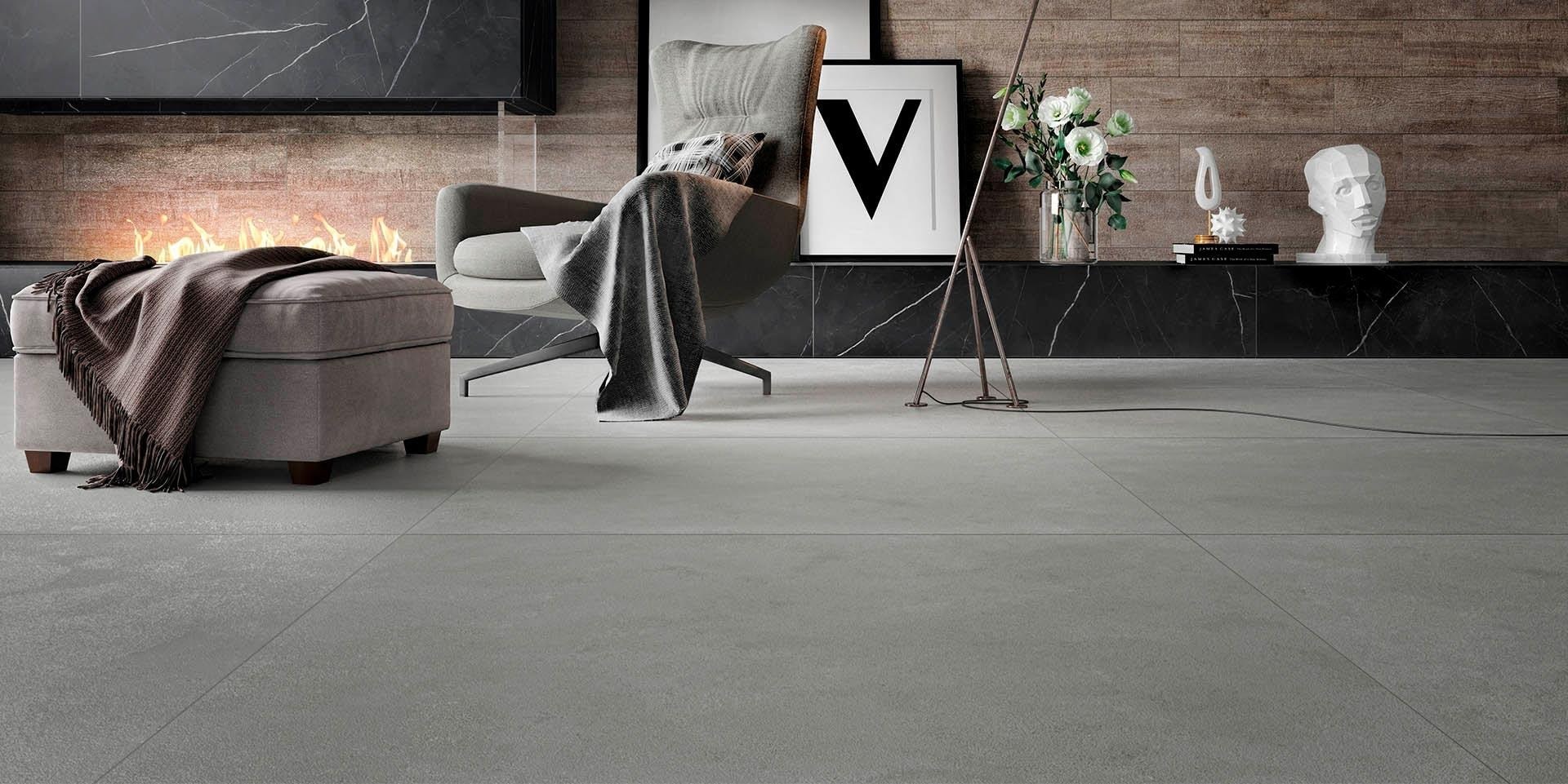 Porcelanato Natural 108x108cm Caixa 2,33m² Villagres Monterrey Silver - 108008