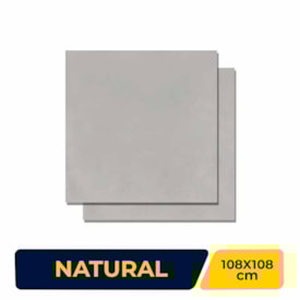Porcelanato Natural 108x108cm Caixa 2,33m² Villagres Monterrey Silver - 108008