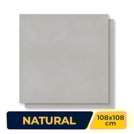 Porcelanato Natural 108x108cm Caixa 2,33m² Villagres Monterrey Silver - 108008