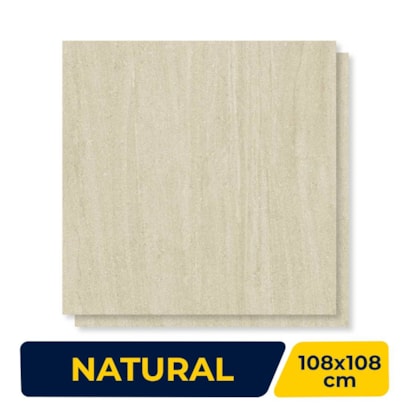 Porcelanato Natural 108x108cm Caixa 2,33m² Villagres Santiago Retificado - 108064
