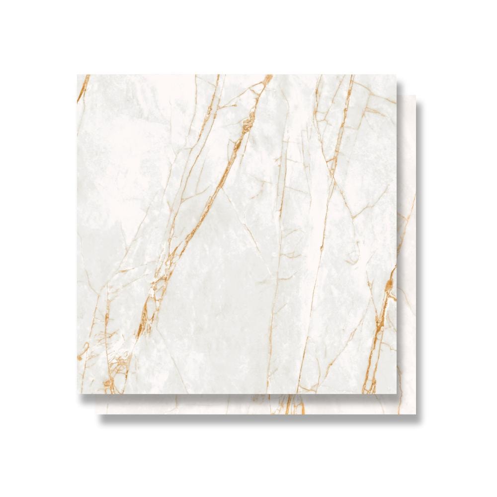 Porcelanato Natural 120x120cm Caixa 1,44m² Ceusa Golden Fantasy Wh Retificado - 5062672