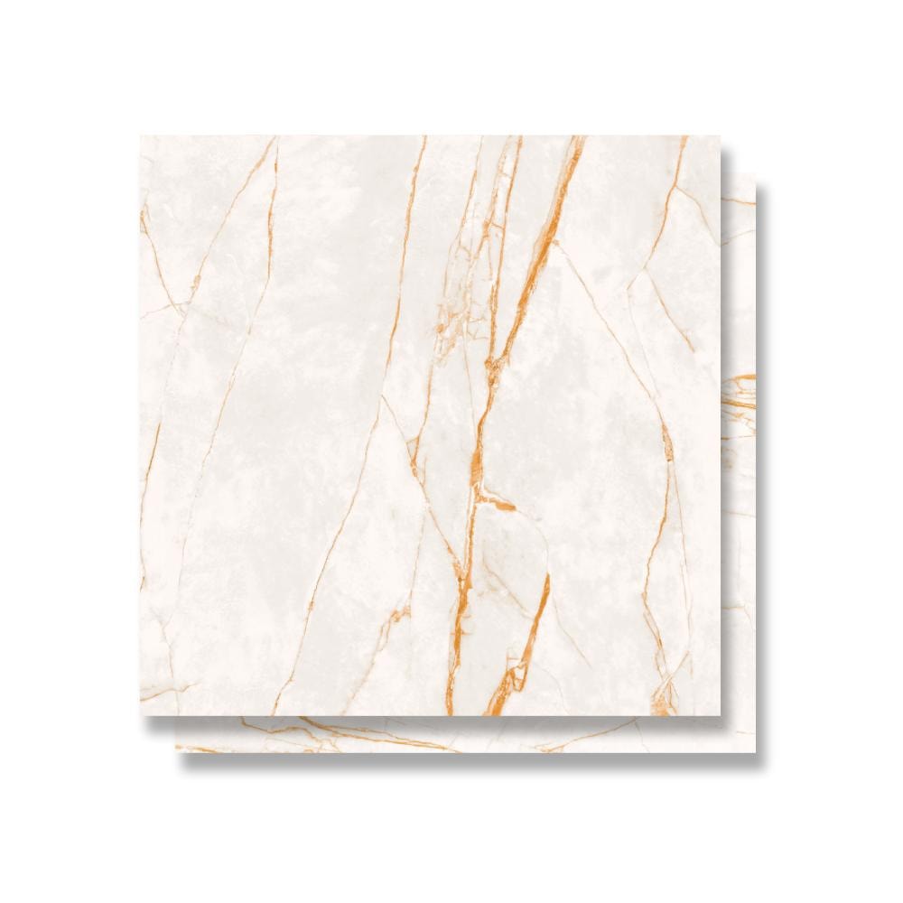 Porcelanato Natural 120x120cm Caixa 1,44m² Ceusa Golden Fantasy Wh Retificado - 5062672