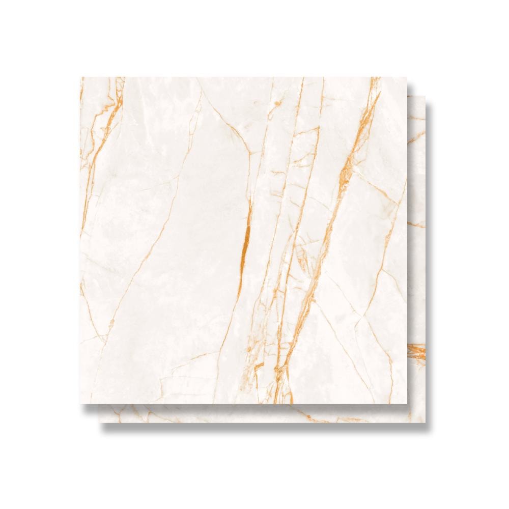 Porcelanato Natural 120x120cm Caixa 1,44m² Ceusa Golden Fantasy Wh Retificado - 5062672