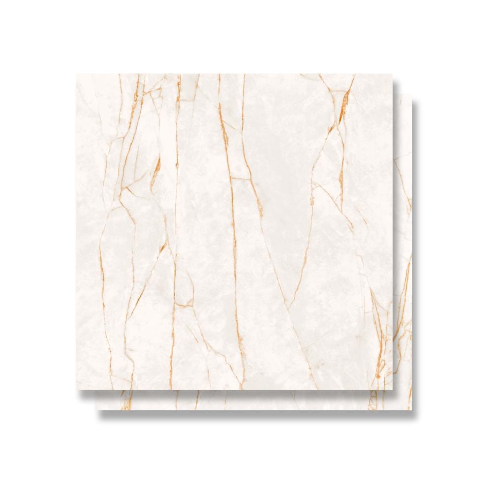 Porcelanato Natural 120x120cm Caixa 1,44m² Ceusa Golden Fantasy Wh Retificado - 5062672