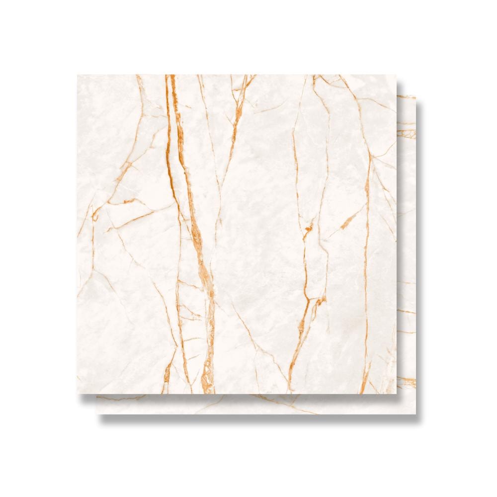 Porcelanato Natural 120x120cm Caixa 1,44m² Ceusa Golden Fantasy Wh Retificado - 5062672