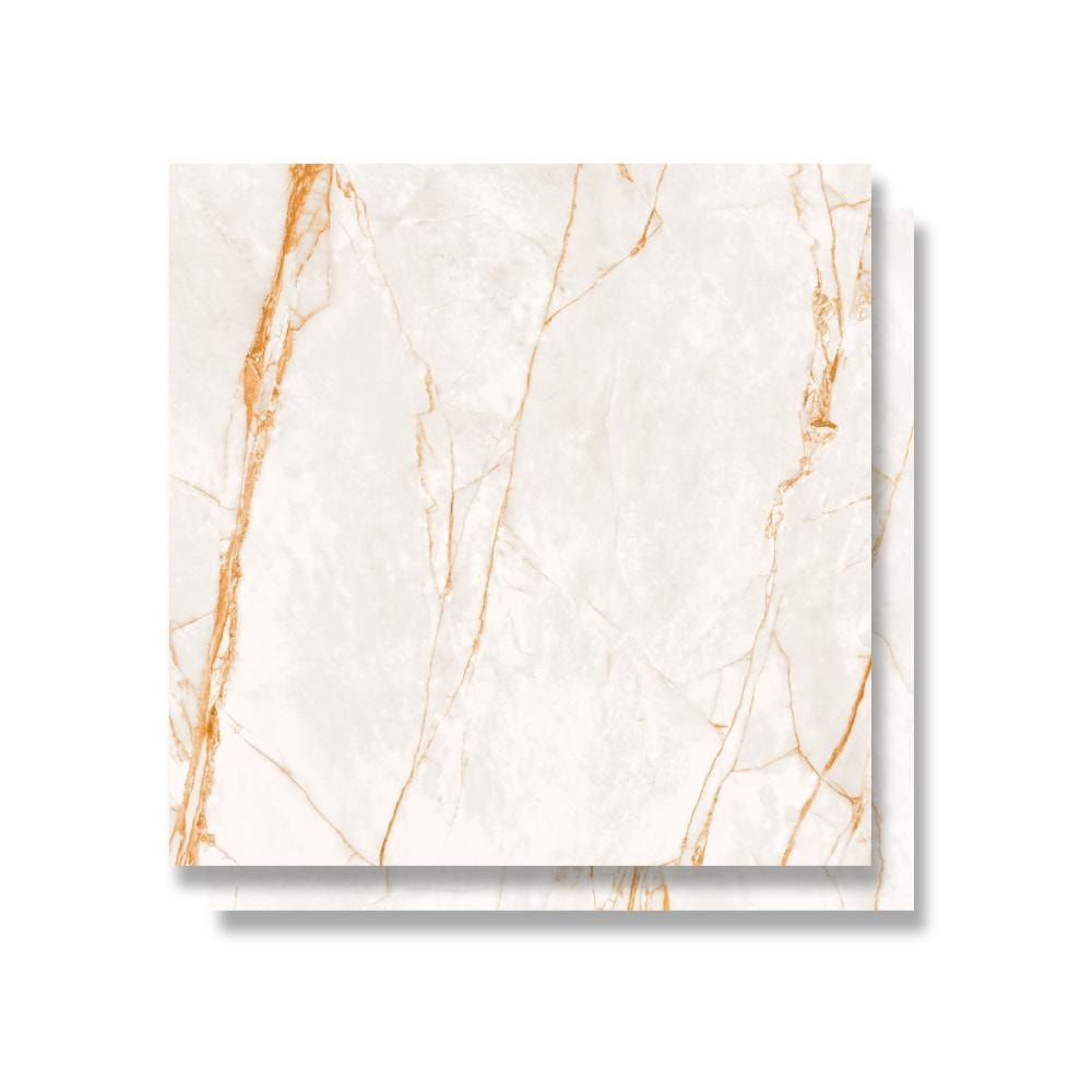 Porcelanato Natural 120x120cm Caixa 1,44m² Ceusa Golden Fantasy Wh Retificado - 5062672