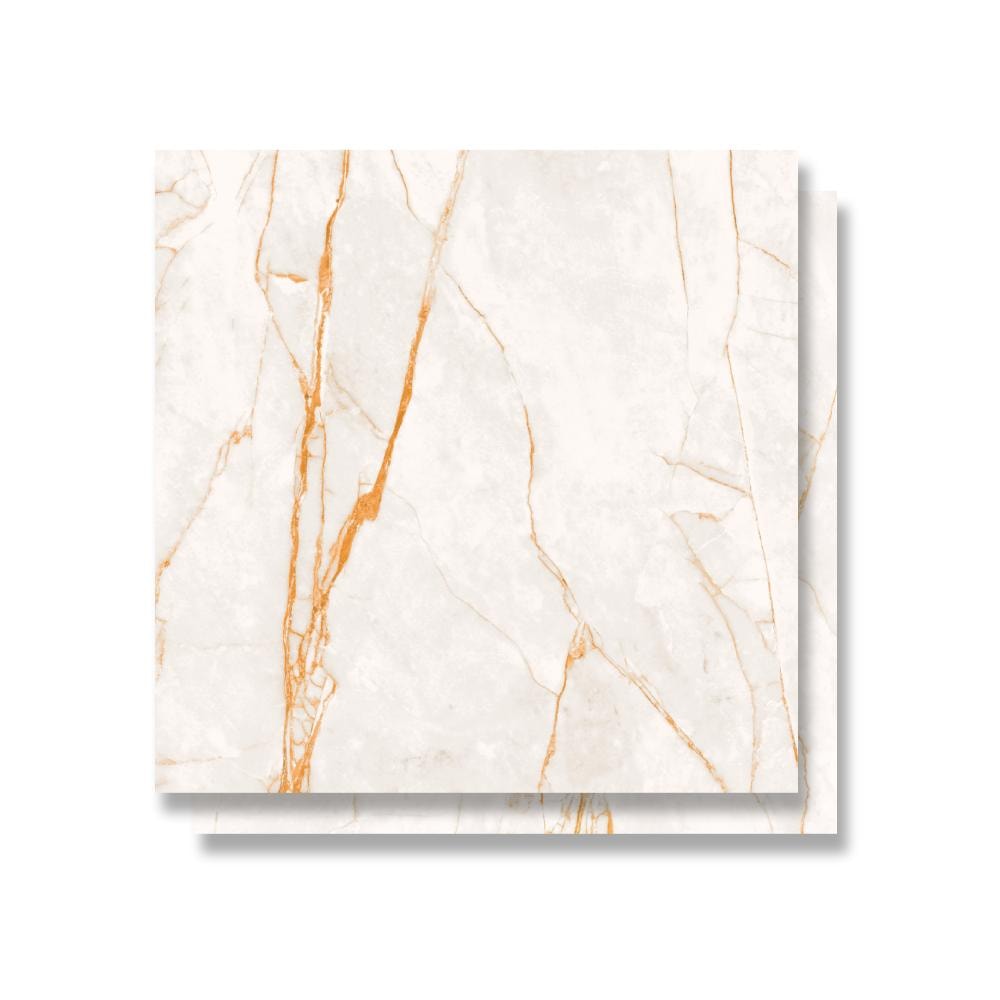 Porcelanato Natural 120x120cm Caixa 1,44m² Ceusa Golden Fantasy Wh Retificado - 5062672