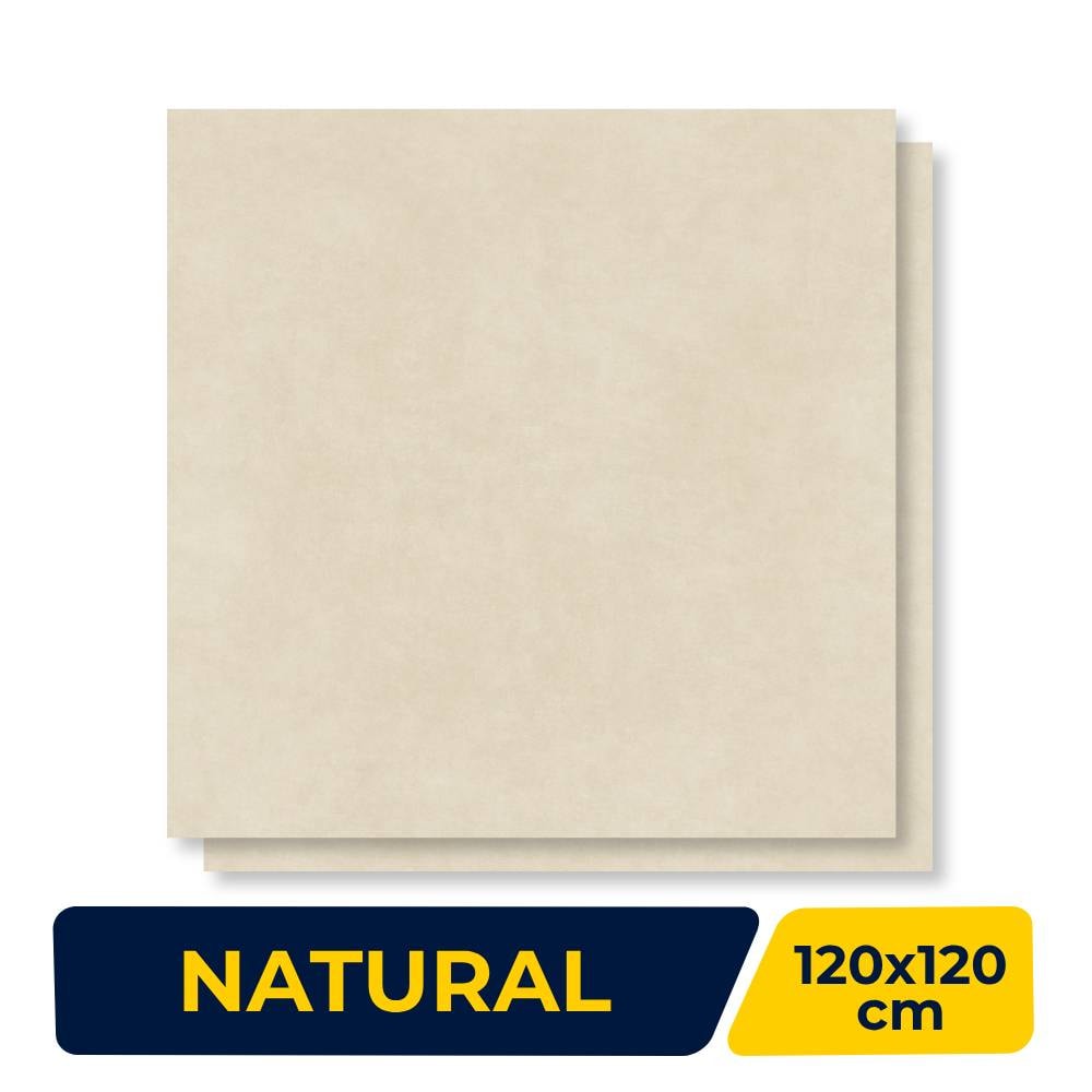 Porcelanato Natural 120x120cm Caixa 1,44m² Ceusa Urbe Be Retificado - 5062726